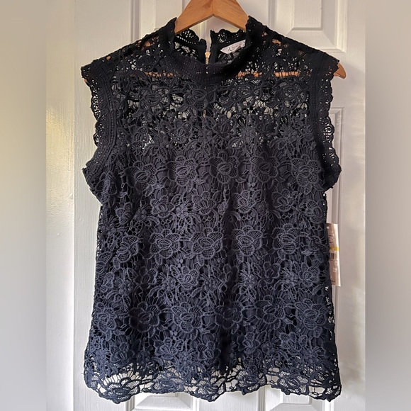 Nannette Tops - Dark navy top nwt medium